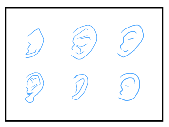 耳の描き方 漫画 イラストの人物キャラクター描画 Tips