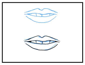 口の描き方 漫画 イラストの人物キャラクター描画 Tips