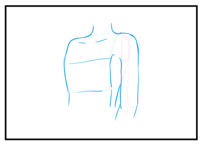 肩 肩口の描き方 漫画 イラストの人物キャラクター描画 Tips