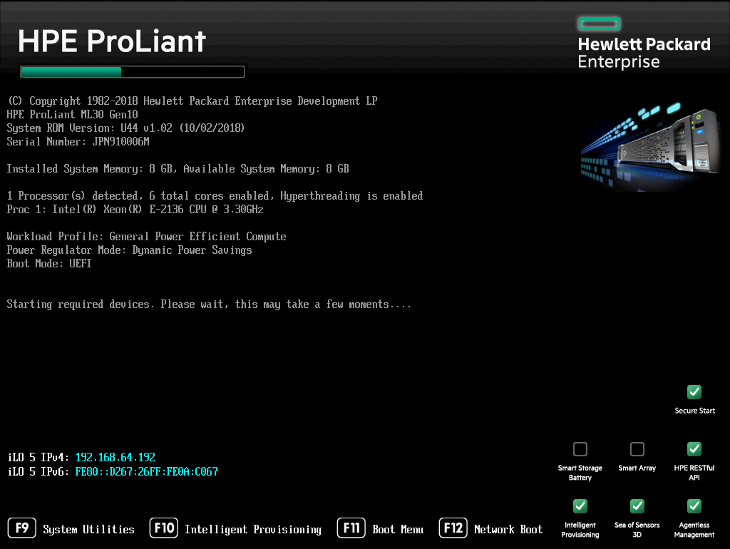 Interim recovery hp proliant что это