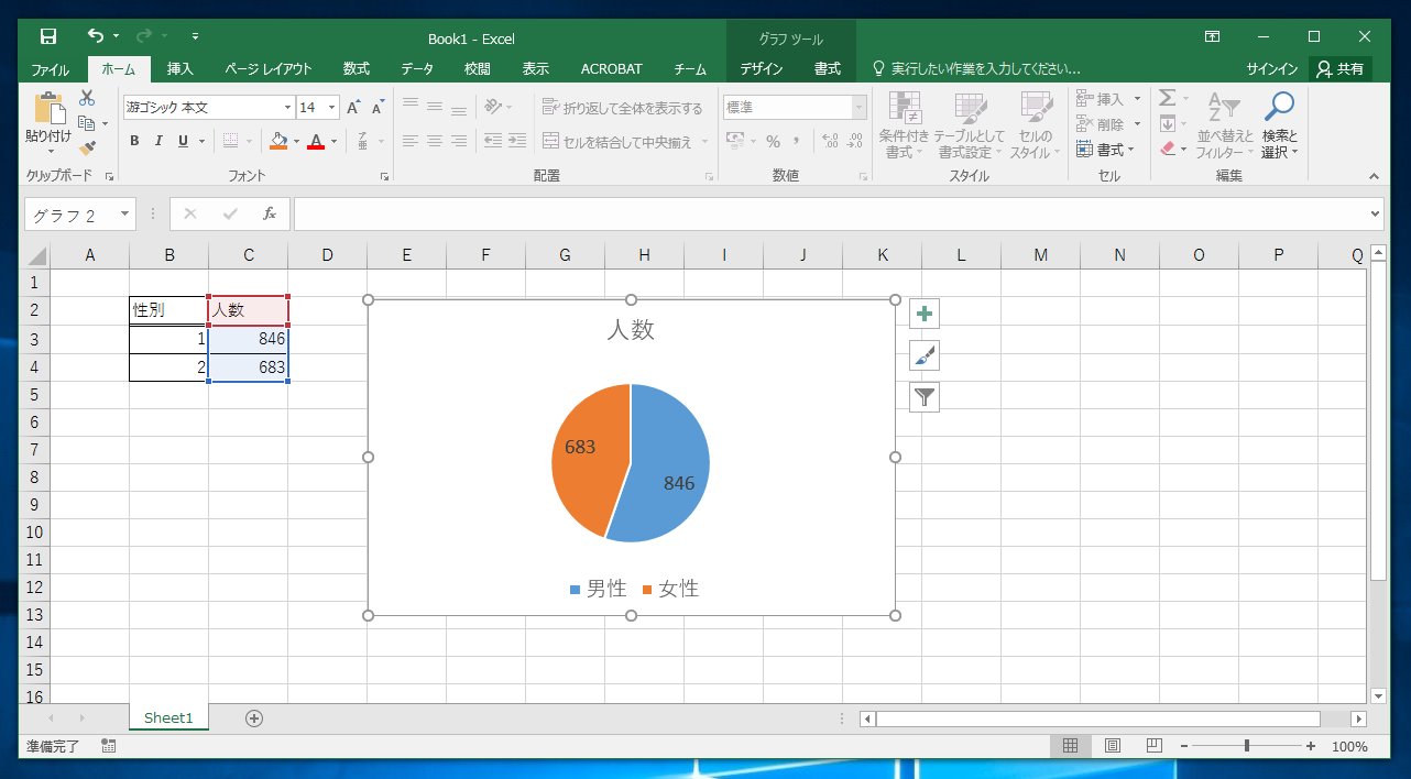 グラフの項目名を表中の名称と違う名称に変更する 軸ラベルの変更 Excelの使い方