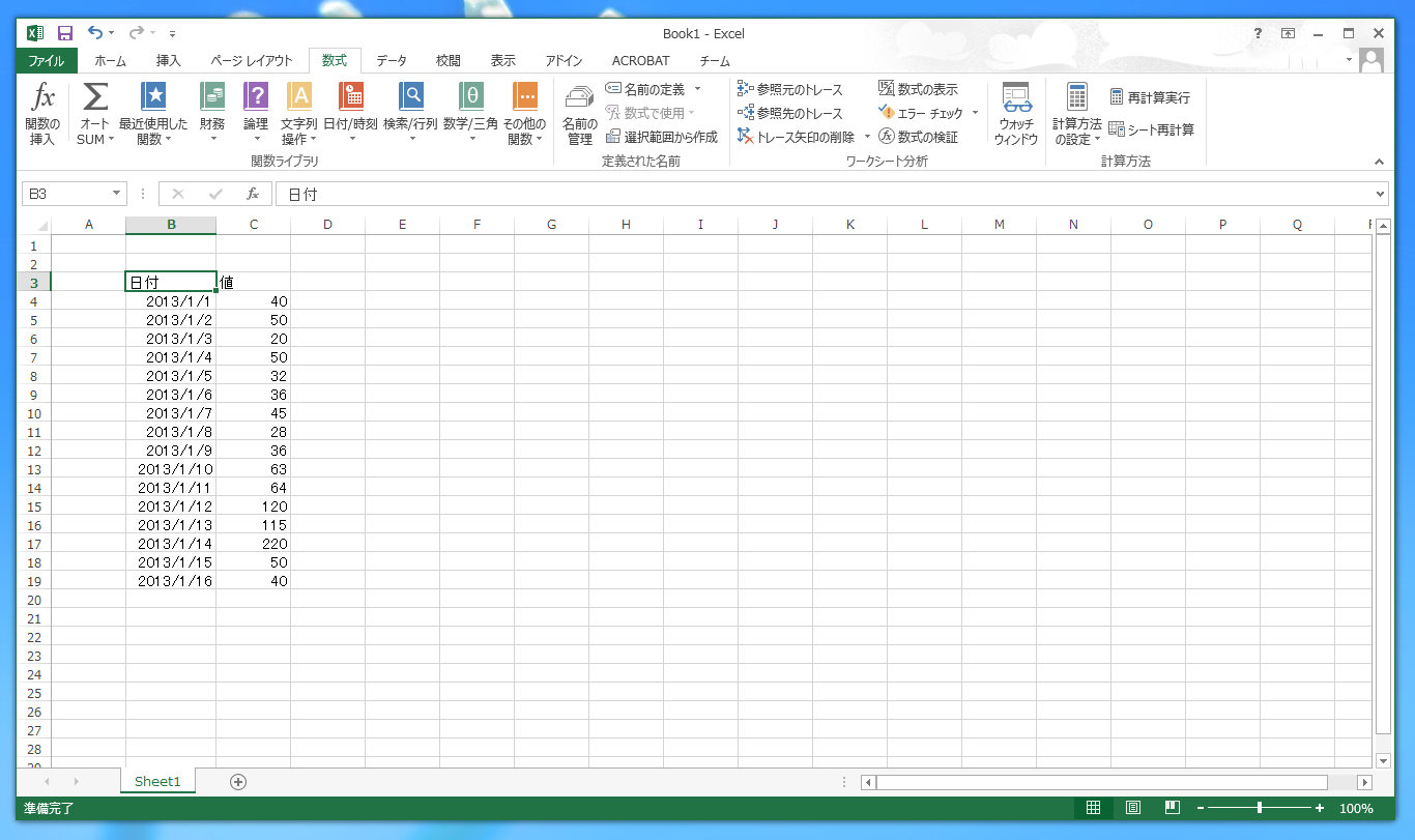 グラフの範囲を自動更新する Excel Ipentec