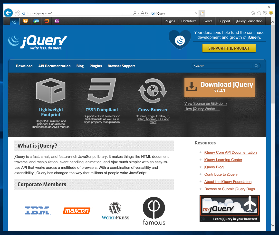 jquery software download
