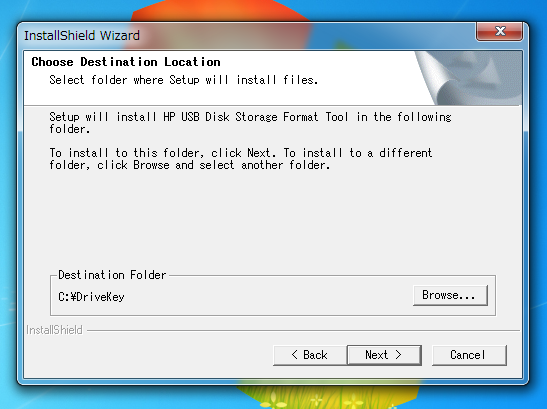 Hp Usb Disk Storage Format Tool インストール
