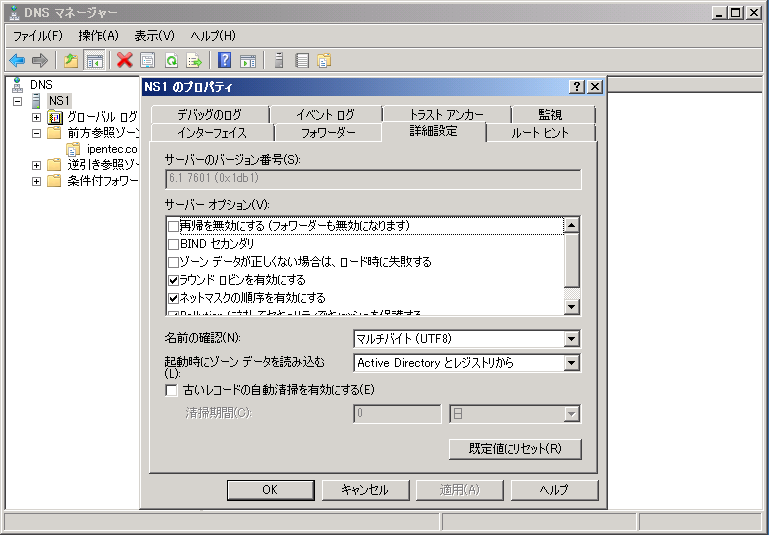 Windowsサーバーでdnsサーバーをコンテンツサーバーとして設定する Windows Server Ipentec